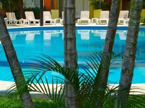 clean pool
