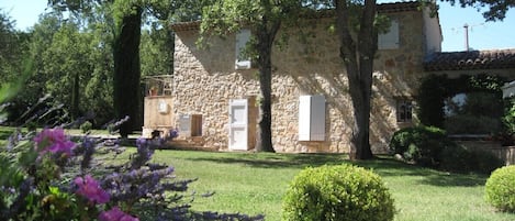 An idyllic traditional stone mas