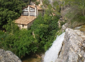The wonderful La Molina Soterres is an ancient water mill with a unique pool