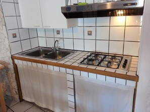 Tiled kitchen