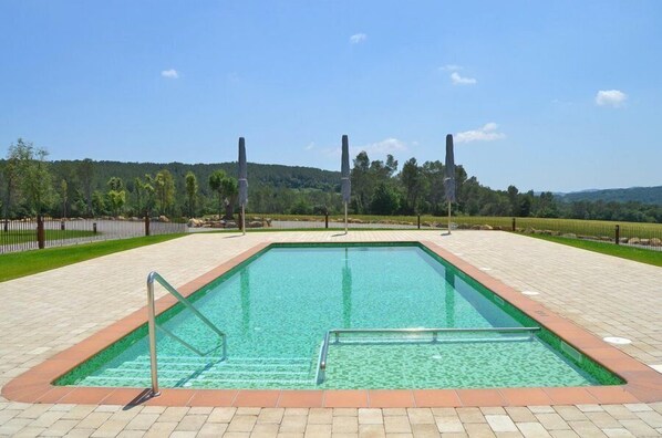 Here is the big swimming pool of the house