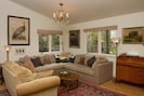 At the end of a fun day, enjoy relaxing in our peaceful, comfortable living room 