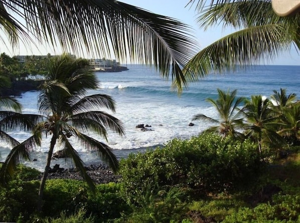 View of He'eia Bay and the Pacific Ocean from Lanai