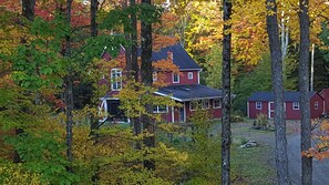 View of Barn in Fall