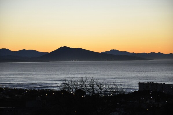 view from the balcony