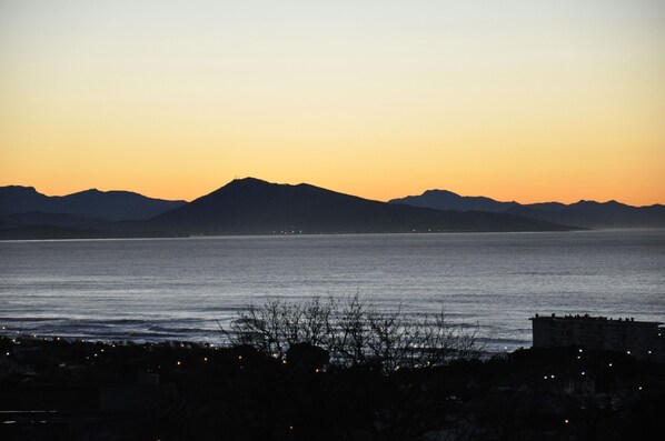 Aussicht von der  Terrasse