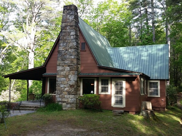 Cabin from parking area