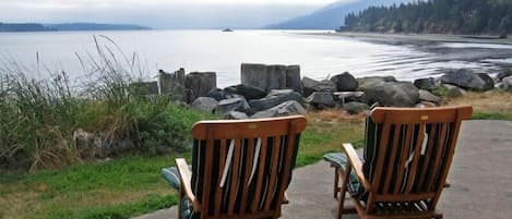 Enjoy the view of Mt. Baker and Eliza Island