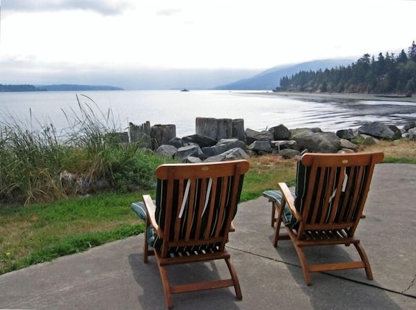 Enjoy the view of Mt. Baker and Eliza Island