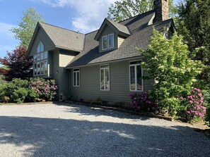 View from driveway