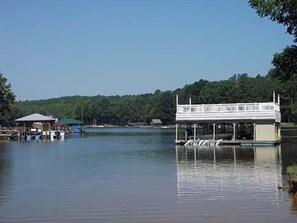 View from our dock looking out to Stumpy Creek