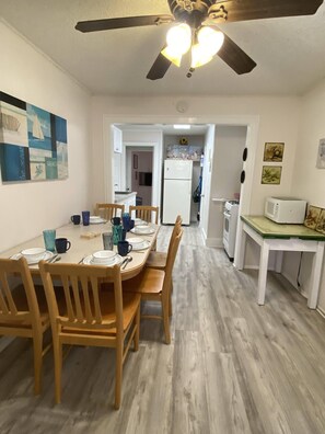 Dining room with seating for 6.