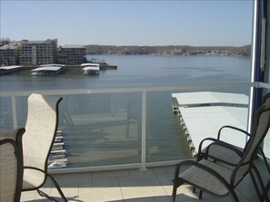 Screened Balcony with Wonderful Lake View