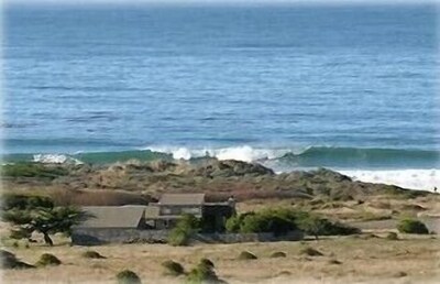 Casa Pacis, viewed from hillside behind