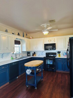 Newly renovated kitchen