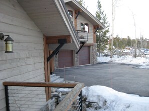 Guesthouse Wing Over Garage—view from Main House