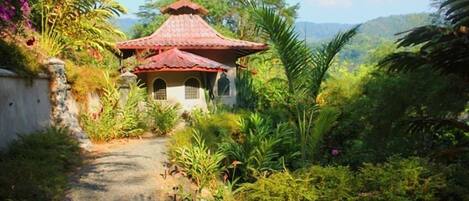 Entrance to the Villa