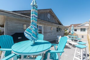 Views from the eating deck. 