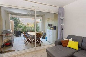 Vue sur la terrasse