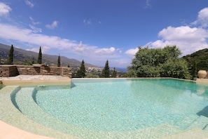 Infinity pool with splendid views