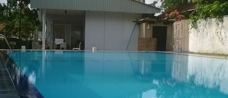 Pool and Apartment View