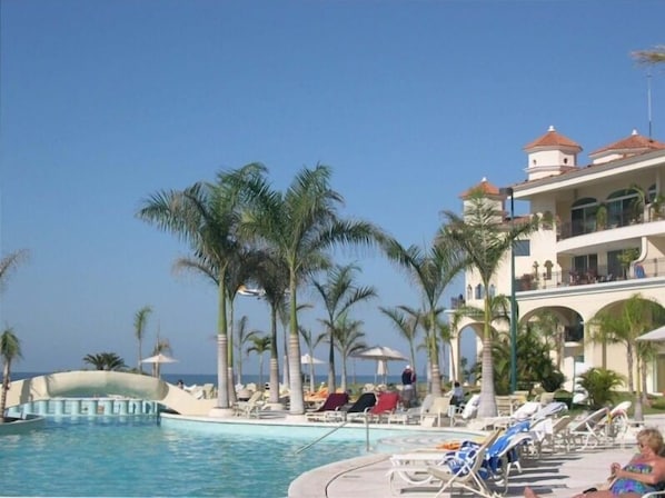 Pool side area at Bay View Grand