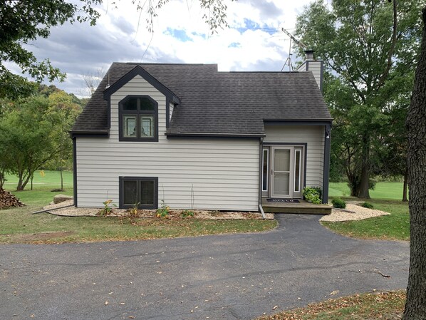 Front of home.