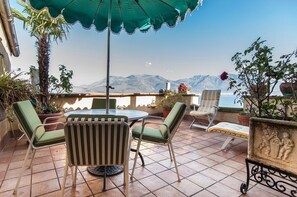 The amazing view from the terrace