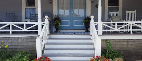 Front entrance of the house