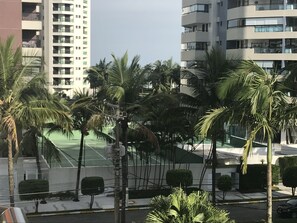 Vista da varanda para a praia