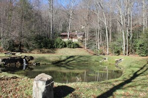 View of house from lower pond.