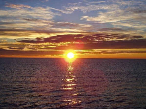 Sundown view from the Private Balcony