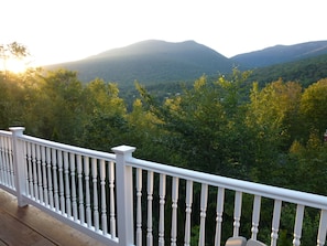 View from the back deck. 