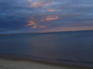 Enjoy a walk on the beach after dinner