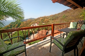 Morning on your balcony.