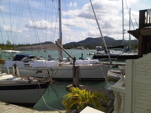 Jetty towards Jolly Harbour