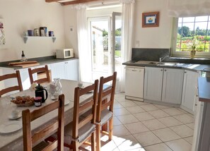 Plenty of room in the kitchen to relax or cook in 