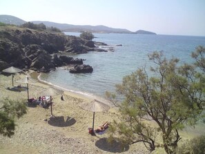 Blick auf den Strand