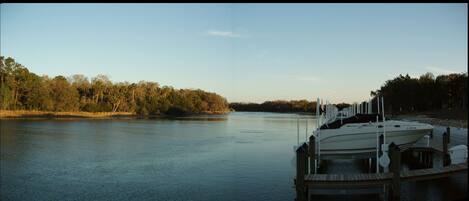 Canopy Walk at dusk...View from the dock!