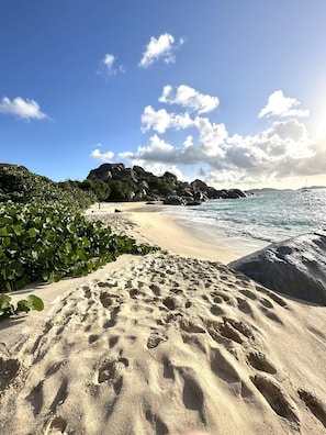 There are 6 beaches to walk or snorkel to. each different & impossibly beautiful