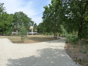 a roundabout on the property