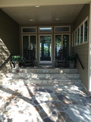 Front Door - Exterior newly painted