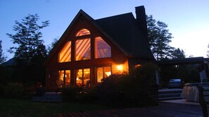 House at twilight