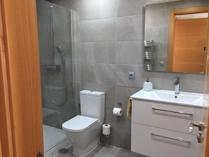 En- suite with walk in shower - installed  December 2018