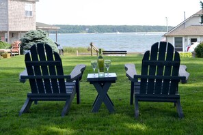 Relax Waterside & Enjoy the Sailboats from Your Backyard