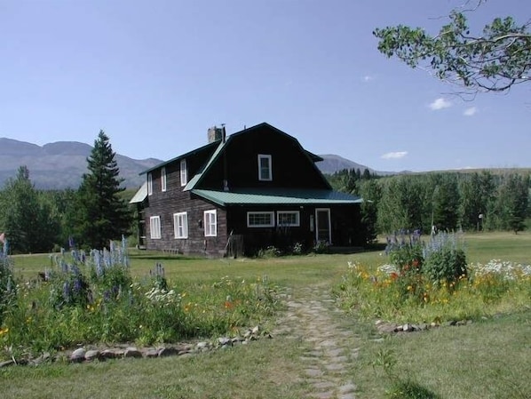 This is a view of the historic lodge that was built in the 1920's.