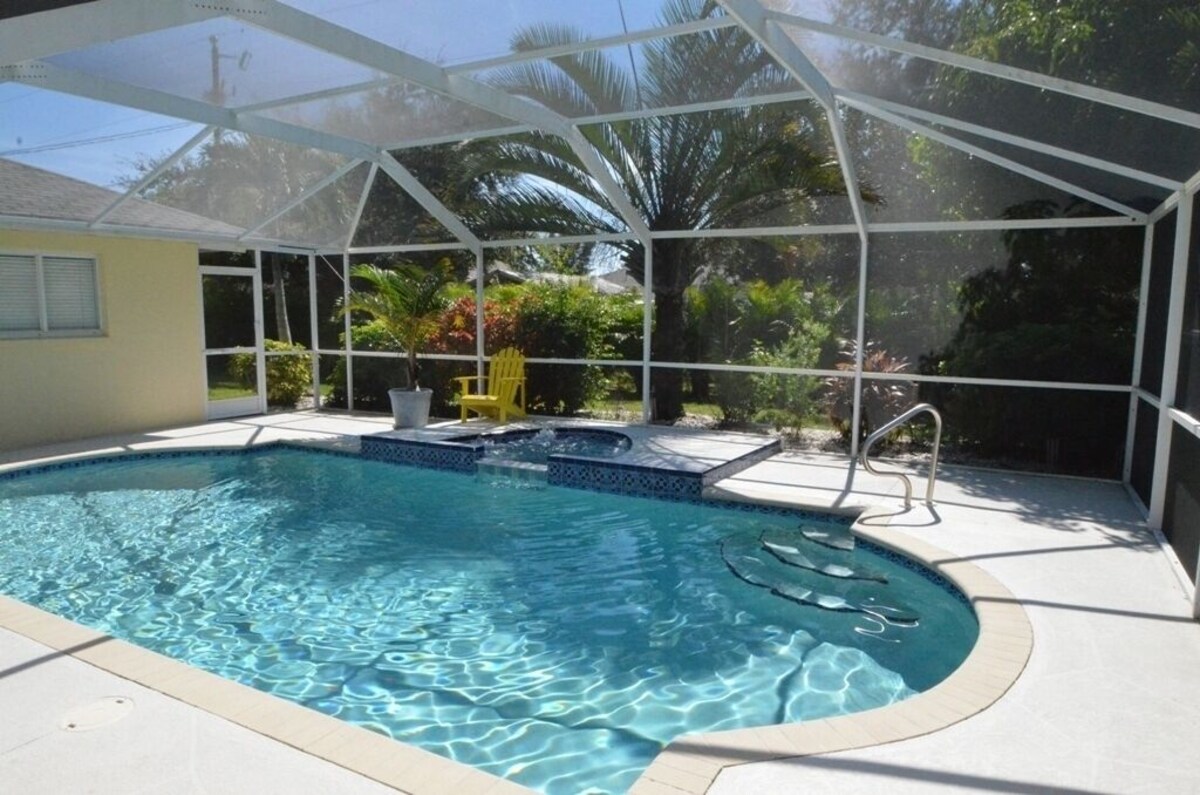 DREAM BIG saltwater pool and integr. SPA, electrically heated