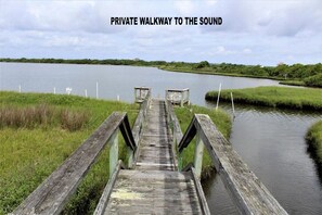 Private Walkway to the Sound