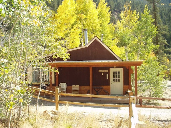 View of the Cabin in the Fall