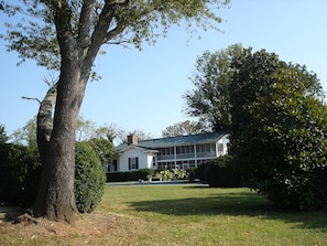 The Manor House; 4 bedrooms; 4 baths; hot tub on patio.